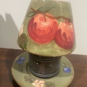 Yankee Candle Decorative Fruit-Themed Candle Shade, 6”x4.5”, Retired